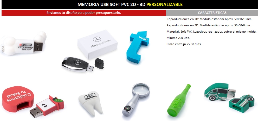 Usb personalizados