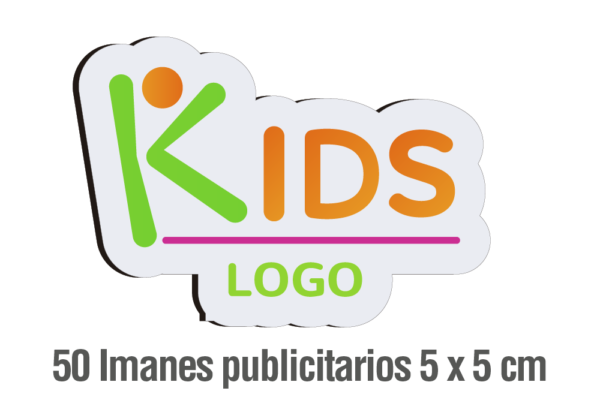 50 IMANES PUBLICITARIOS 5 X 5 CM