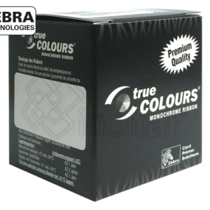 RIBBON MONOCROMO ESCALA DE GRISES NEGRO + OVERLAY ZEBRA P330I, P430I