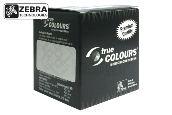 RIBBON MONOCROMO ESCALA DE GRISES NEGRO + OVERLAY ZEBRA P330I, P430I