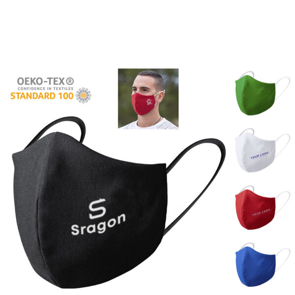 MASCARILLA PERSONALIZADA A 1 COLOR 50 U.