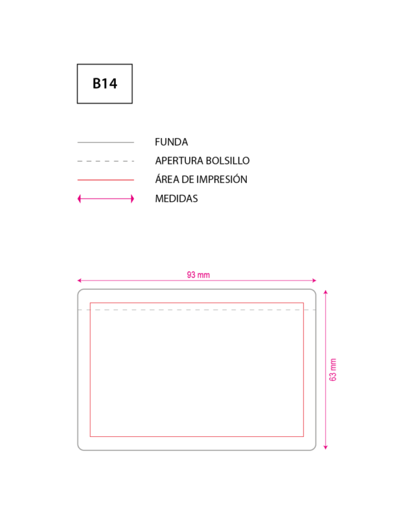 FUNDA TARJETA SIMPLE (FARMACIAS) - Imagen 2