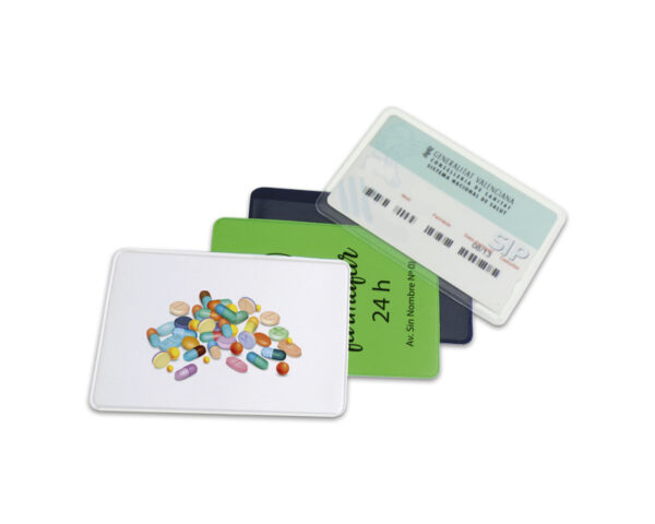 FUNDA TARJETA SIMPLE (FARMACIAS)