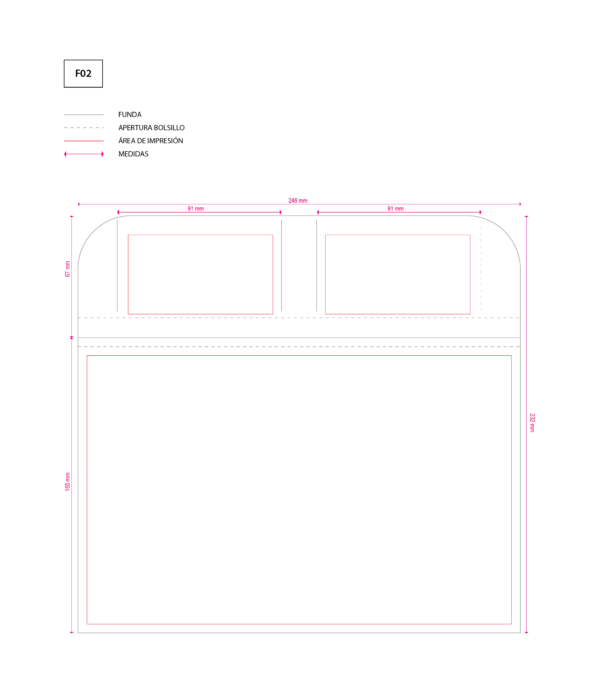 FUNDA RECETA ELECTRÓNICA CON TARJETERO Y SOLAPA CON CIERRE VELCRO - Imagen 3