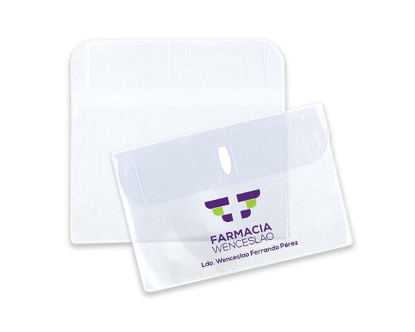 Funda A5 transparente solapa - Imagen 2
