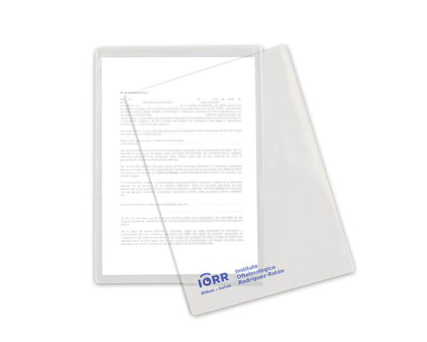 PORTA DOCUMENTOS ABERTURA SUPERIOR, A4 - Imagen 2