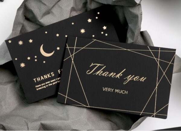 Tarjetas de visita papel Stamping 8,5*5,5cm - Imagen 2