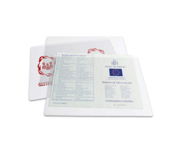 Funda Permiso de Circulación Simple Transparente – Abertura Superior, A5