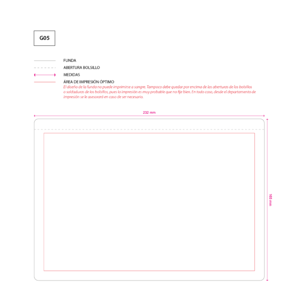 Funda Permiso de Circulación Simple Transparente – Abertura Superior, A5 - Imagen 2