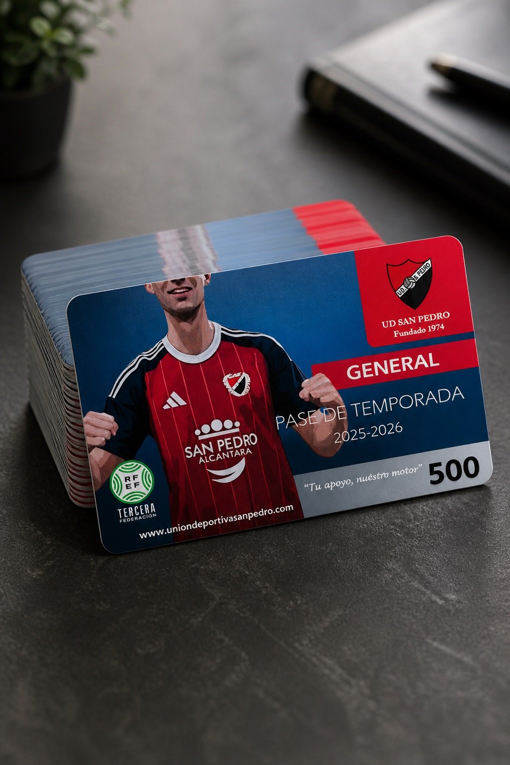 Ejemplo de diseño de carnet de socio
